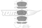 TOMEX Brakes Piduriklotsi komplekt,  ketaspidur TX 19-60