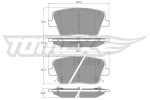 TOMEX Brakes Piduriklotsi komplekt,  ketaspidur TX 19-61