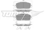 TOMEX Brakes Piduriklotsi komplekt,  ketaspidur TX 19-65