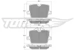 TOMEX Brakes Piduriklotsi komplekt,  ketaspidur TX 19-73