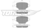 TOMEX Brakes Piduriklotsi komplekt,  ketaspidur TX 19-92