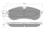 TOMEX Brakes Piduriklotsi komplekt,  ketaspidur TX 19-97