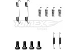TOMEX Brakes  Lisakomplekt, Piduriklotsid TX 40-07