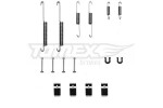 TOMEX Brakes  Lisakomplekt, Piduriklotsid TX 40-17