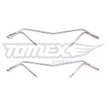 TOMEX Brakes  Lisakomplekt, ketaspiduriklotsid TX 43-07