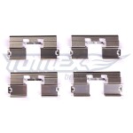 TOMEX Brakes  Lisakomplekt, ketaspiduriklotsid TX 43-62