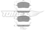 TOMEX Brakes Piduriklotsi komplekt, ketaspidur TX 60-30