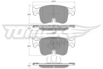 TOMEX Brakes Piduriklotsi komplekt, ketaspidur TX 60-34