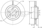 TOMEX Brakes  Piduriketas TX 72-64