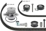 TOPRAN  Veepump + hammasrihmakomplekt 112 971