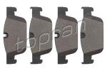 TOPRAN Piduriklotsi komplekt,  ketaspidur EHVP 601 359