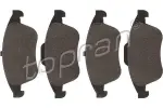 TOPRAN Piduriklotsi komplekt,  ketaspidur 700 801