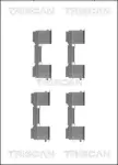 TRISCAN  Lisakomplekt, ketaspiduriklotsid 8105 101650