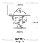 TRISCAN Termostaat,  Jahutusvedelik 8620 10782