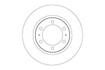 Piduriketas TRW SINGLE DF3934S