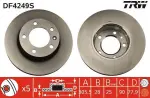 Piduriketas TRW SINGLE DF4249S