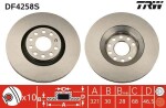 Piduriketas TRW SINGLE DF4258S