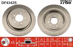 Piduriketas TRW SINGLE DF4342S