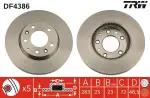 TRW  Piduriketas DF4386