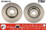 Piduriketas TRW SINGLE DF4851S