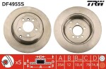 Piduriketas TRW SINGLE DF4955S