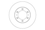 Piduriketas TRW SINGLE DF6914S