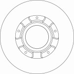 Piduriketas TRW SINGLE DF6963S