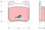 TRW Piduriklotsi komplekt,  ketaspidur COTEC GDB1346