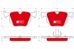 TRW Piduriklotsi komplekt,  ketaspidur DTEC COTEC GDB1499DTE