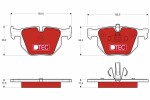 TRW Piduriklotsi komplekt,  ketaspidur DTEC COTEC GDB1560DTE