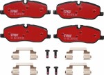 TRW Piduriklotsi komplekt,  ketaspidur DTEC COTEC GDB1631DTE