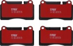 TRW Piduriklotsi komplekt,  ketaspidur DTEC COTEC GDB1670DTE