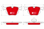 TRW Piduriklotsi komplekt,  ketaspidur DTEC COTEC GDB1730DTE