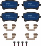 TRW Piduriklotsi komplekt,  ketaspidur ELECTRIC BLUE GDB1765BTE