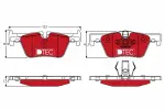 TRW  Piduriklotsi komplekt,ketaspidur DTEC COTEC GDB1919DTE