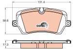 TRW  Piduriklotsi komplekt,ketaspidur COTEC GDB2029