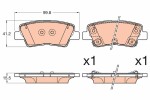 TRW  Piduriklotsi komplekt,ketaspidur GDB3594