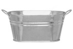 OVAALNE METALLIST LILLEPOTT 22 CM