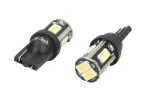 лампа LED, 2шт., W5W, 12V, max. 2W, Цвет светлый холодный белый, max. 6000K, цоколь W2.1x9.5d, не подходит для использования на дорогах общего пользования, транспортных средств без CAN-bus süsteemita