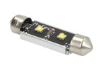 лампа LED, 1шт., C5W, 12V, max. 3,2W, Цвет светлый холодный белый, max. 6000K, цоколь SV8,5, не подходит для использования на дорогах общего пользования, транспортных средств canbus системой
