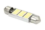 лампа LED, 1шт., C5W, 12V, max. 3,2W, Цвет светлый холодный белый, max. 6000K, тип разъeм SV8,5, не подходит для использования на дорогах общего пользования, транспортных средств canbus системой