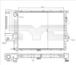TYC Radiaator,  mootorijahutus 703-0010-R
