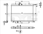 TYC Radiaator,  mootorijahutus 726-0016-R