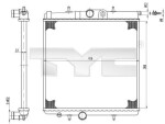 TYC Radiaator,  mootorijahutus 726-0017-R