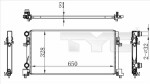 TYC Radiaator,  mootorijahutus 737-0073