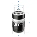 UFI Õlifilter 23.110.02