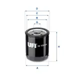 UFI Õlifilter 23.131.02
