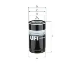 UFI Õlifilter 23.651.00