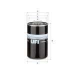 UFI Õlifilter 23.828.00