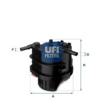 UFI Kütusefilter 24.015.00